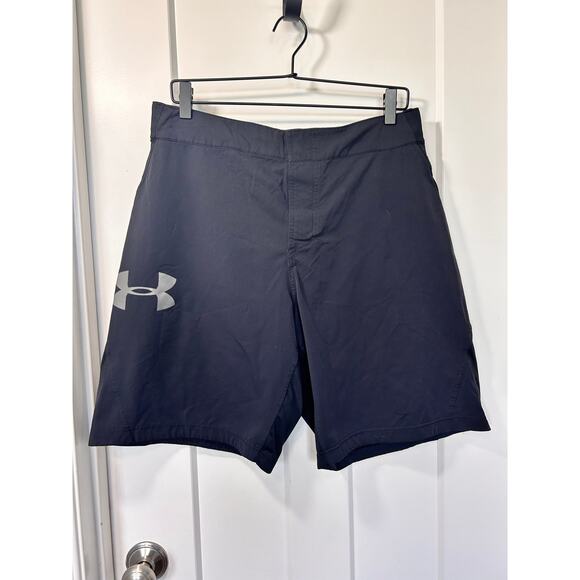 Under Armour Men's UA Combine‎ Training Shorts Sports Athletic Black Size Large - Picture 1 of 13
